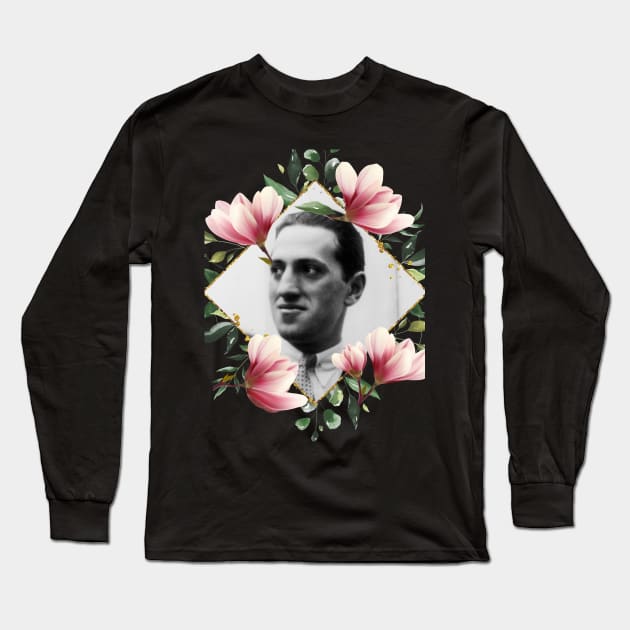 George Gershwin Long Sleeve T-Shirt by TheMusicophile